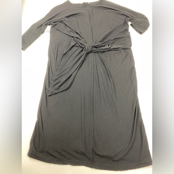 Spencer & Shaw Black Tie Front Dress MSRP $110 NWT Size S - Picture 2 of 7